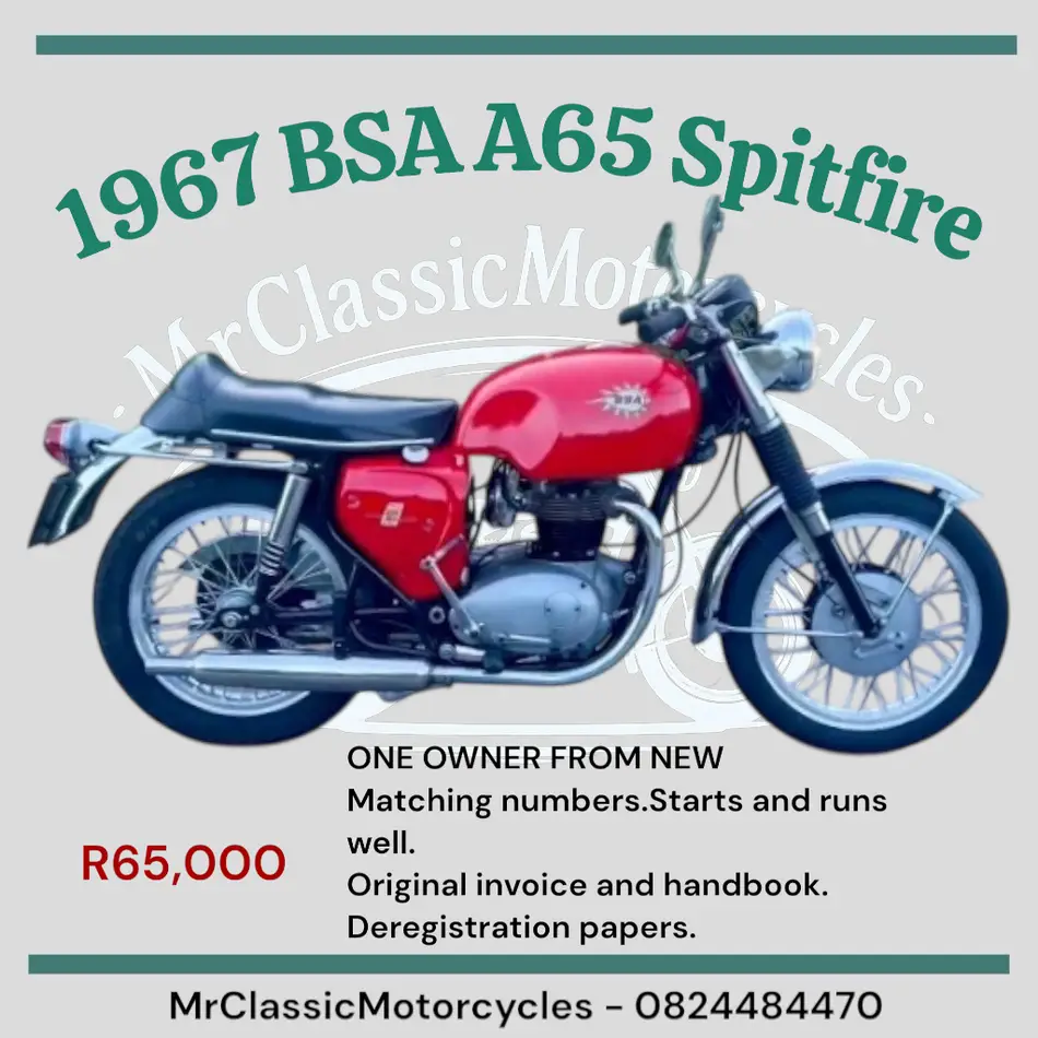 1967 BSA A65 Spitfire Mk3