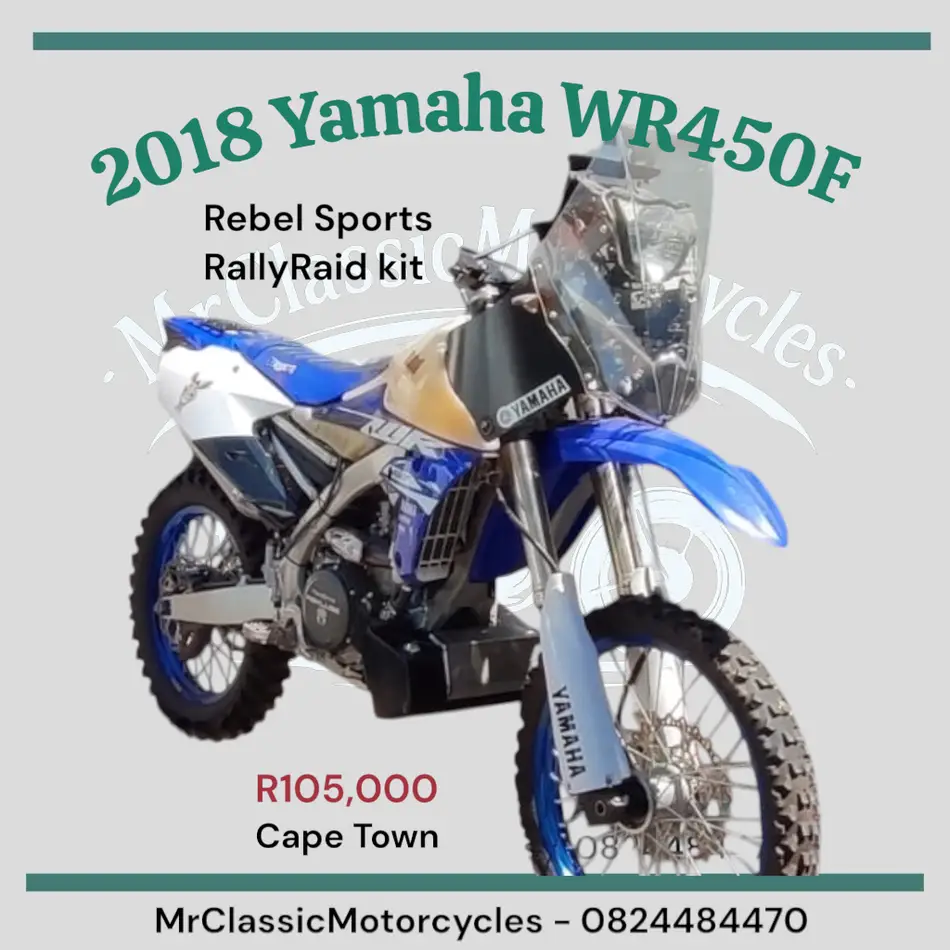 2018 Yamaha WR450F