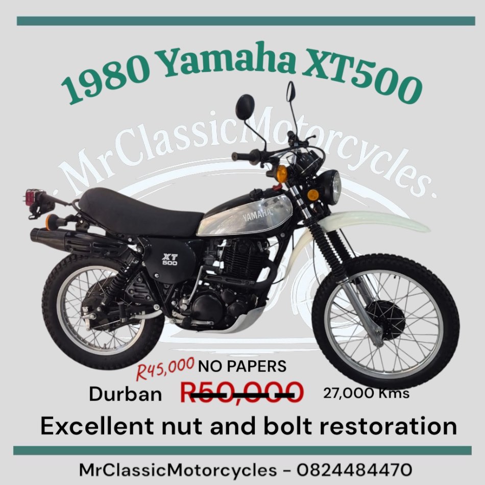 1981 Yamaha XT500