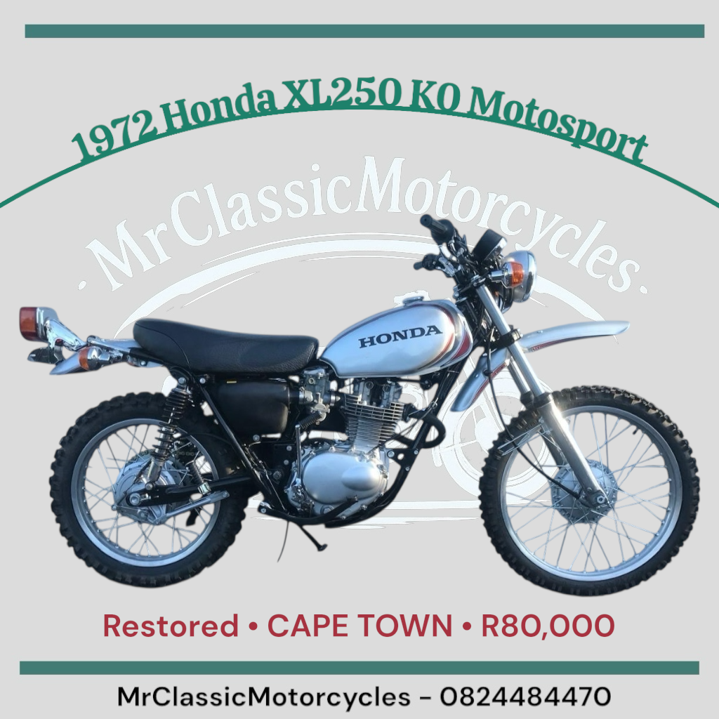 Honda XL250 K0 - Mr. Classic Motorcycles